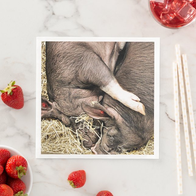 CUTE LITTLE PIGS NAPKIN (Insitu)