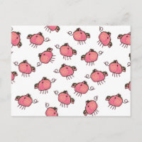 Cute Little Pigs Postcard