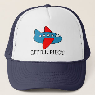 Cute little pilot aeroplane trucker hat for kids