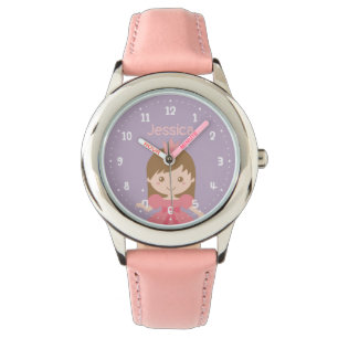 Cute Little Princess Girl Personalised Watch