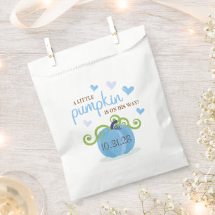 Cute Little Pumpkin Baby Shower Favour Bags
