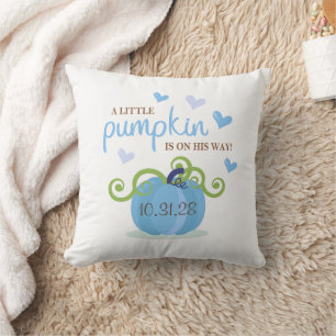 Cute Little Pumpkin Baby Shower Napkins Cushion