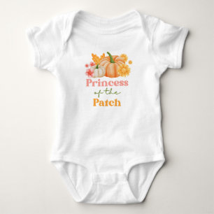 Cute Little Pumpkin Princess for Fall Baby Bodysuit