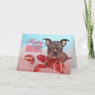 Cute Little Puppy Holiday Card