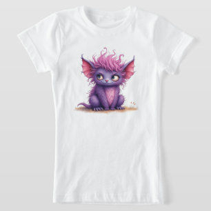 Cute little Purple and Pink Monster T-Shirt