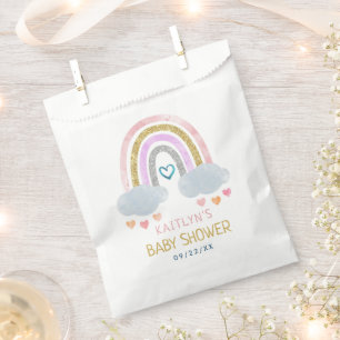 Cute Little Rainbow Baby Shower Favour Bags