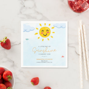 Cute Little ray of Sunshine Paper Napkin