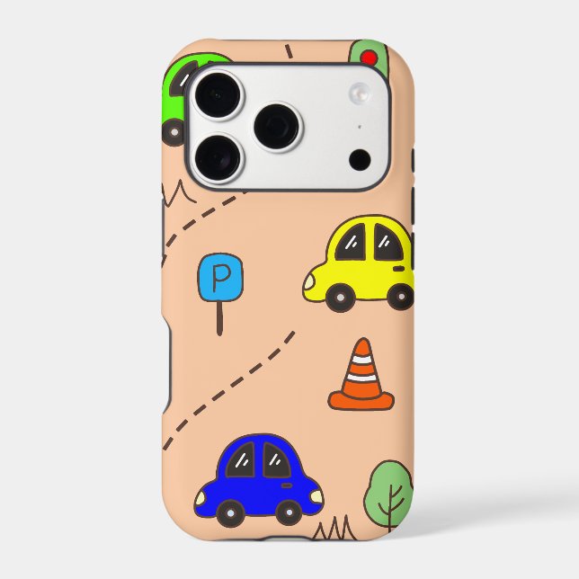 Cute Little Road Trip Pattern (Back)