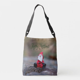 Cute Little Santa Clause Merry Christmas Crossbody Bag