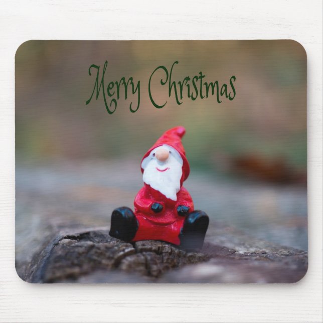 Cute Little Santa Clause Merry Christmas Mouse Mat (Front)