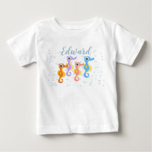 Cute Little Seahorses Baby T-Shirt