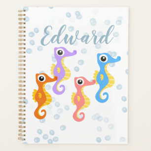 Cute Little Seahorses Planner