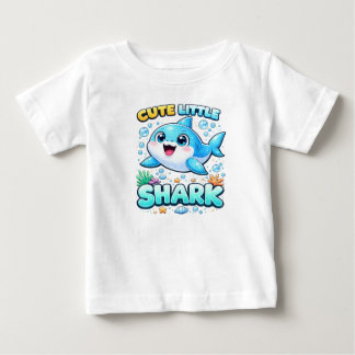 Cute Little Shark Shirt for Girls