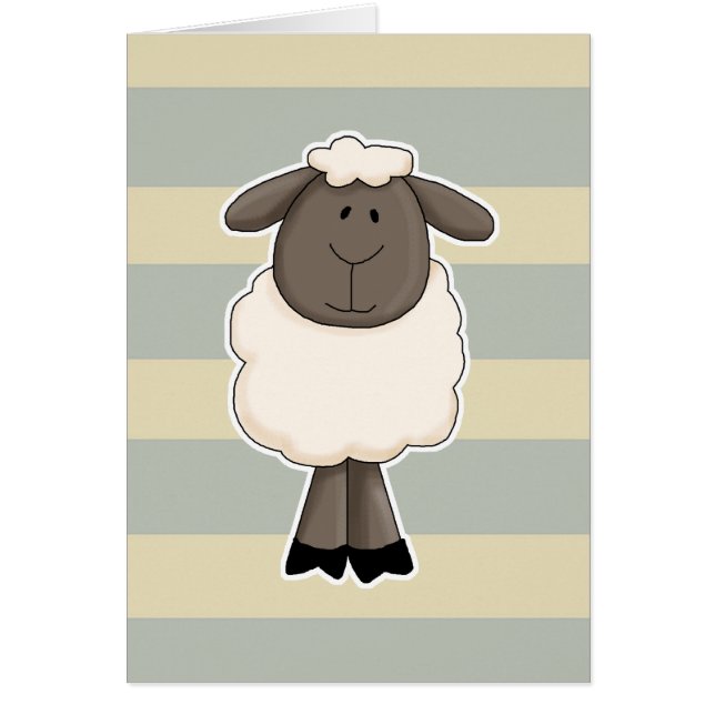 Cute little sheep ewe (Front)