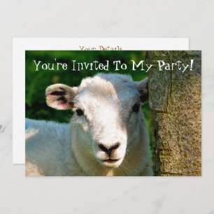CUTE LITTLE SHEEP INVITATION