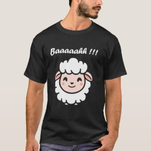 Cute Little Sheep quote simple animals Baaaaahh Sh T-Shirt