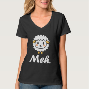 Cute Little Sheep quote simple animals meh Sheep T-Shirt