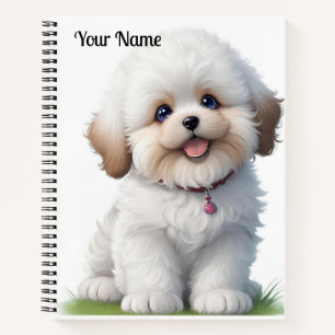Cute Little Shih Tzu Puppy  Dog Lover Notebook