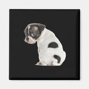 Cute Little Sleepy Puppy Dog Face For Animal Lover Magnet