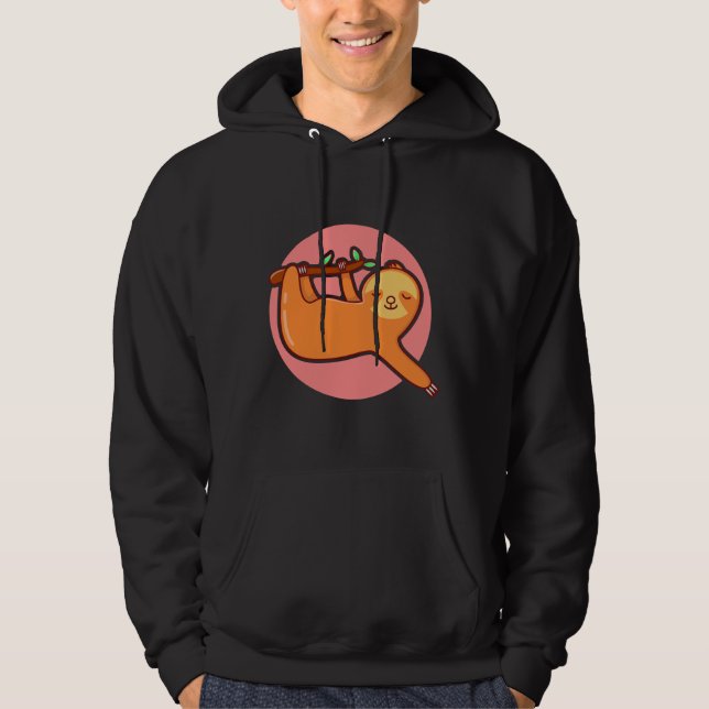 Cute Little Sloth Hoodie (Front)