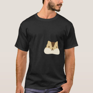 Cute Little Squirrel Chipmunk Face Graphic T-Shirt