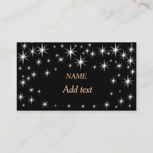 cute little stars business card