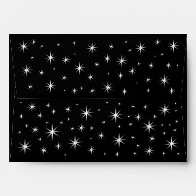 cute little stars envelope (Back (Top Flap))