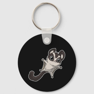 Cute Little Sugar Glider Animal Gift Key Ring