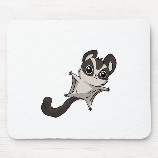 Cute Little Sugar Glider Animal Gift Mouse Mat (Front)