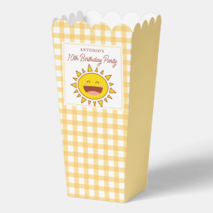 Cute Little Sunshine Birthday Thank You For Coming Favour Box