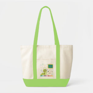 Cute Little Teacher Caterpillar Back to School Tote Bag