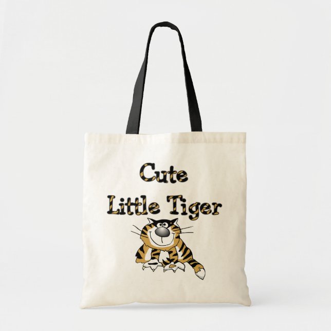 Cute Little Tiger Tshirts and Gifts Tote Bag (Front)