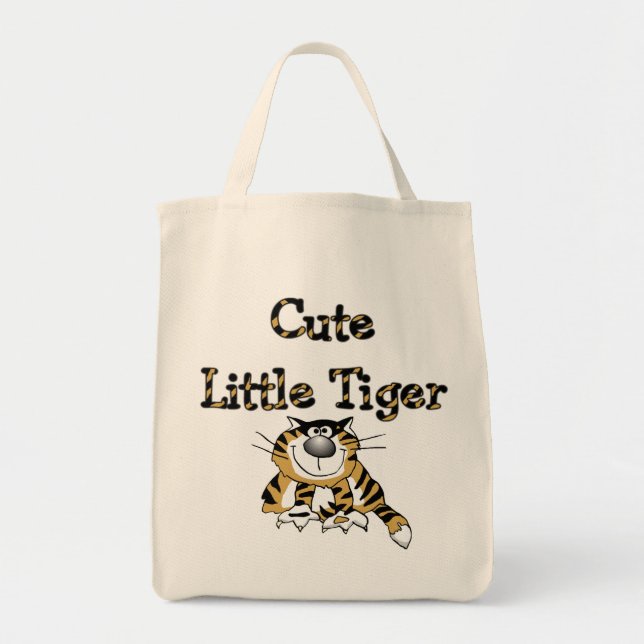 Cute Little Tiger Tshirts and Gifts Tote Bag (Front)