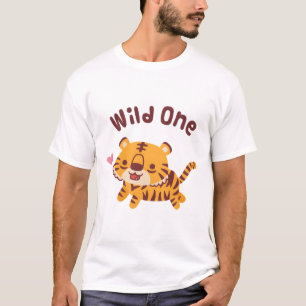 Cute Little Tiger, Wild One Funny T-Shirt