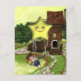 Cute little toon tot baby fairys 1 postcard
