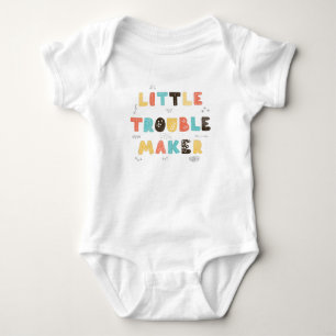 Cute Little trouble maker  Baby Bodysuit