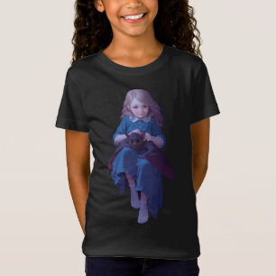 Cute Little Vampire Girl – Adorable Gothic Fantasy T-Shirt