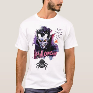 Cute Little Vampire Spooky Season Halloween Tee
