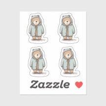 Cute Little Watercolor Bear