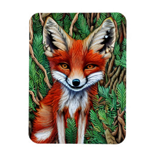 Cute Little wilderness Fox Magnet
