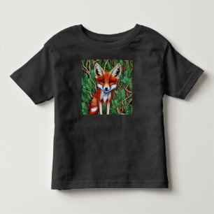 Cute Little wilderness Fox Toddler T-Shirt
