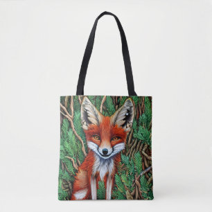 Cute Little wilderness Fox Tote Bag