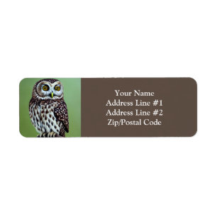 Cute Little Wilderness Woodland Owl