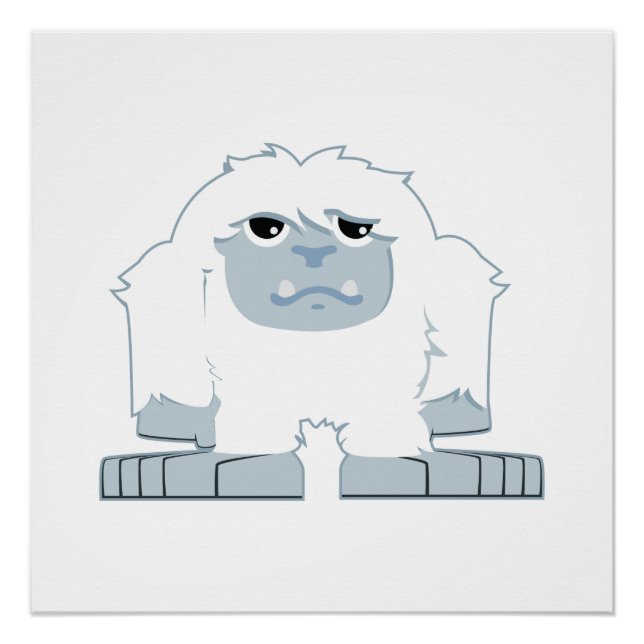 Cute little Yeti Poster (Front)