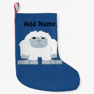 Cute little Yeti Small Christmas Stocking