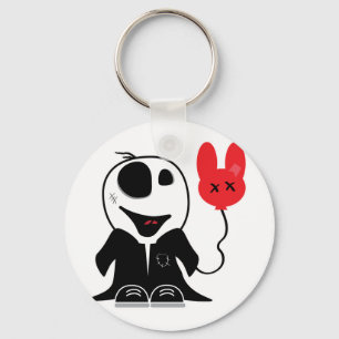 cute little zombie dude key ring