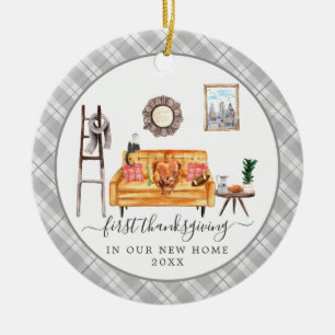 Cute Living Room   First Thanksgiving New Home Ceramic Tree Decoration
