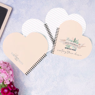 Cute Living Your Dream Quote Memories Keepsake  Notebook