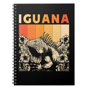 Cute Lizard Iguana Reptil Gift Iguana Notebook