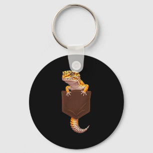 Cute Lizard Reptile Leopard Gecko Cket Funny Men W Key Ring
